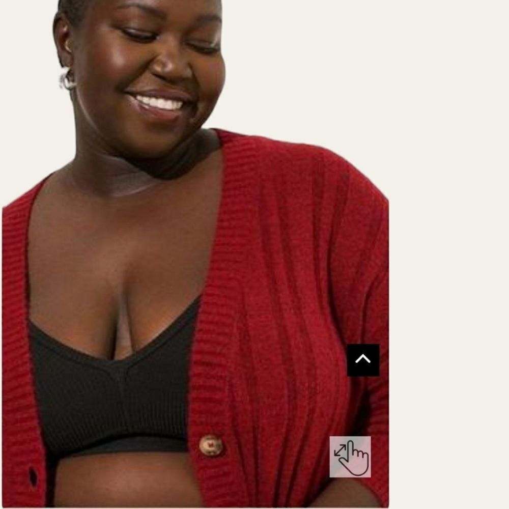 TORRID 4X Cashmere Vegan boyfriend cardigan v- neck sweater super soft NWT - Picture 7 of 15